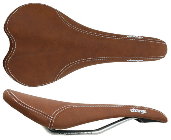 Charge Bikes Spoon Saddle CrMo  Dk Brown