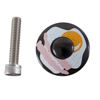 Cinelli Top Cap Kit Cinelli 1-1/8" Alloy Steerers Fried Egg