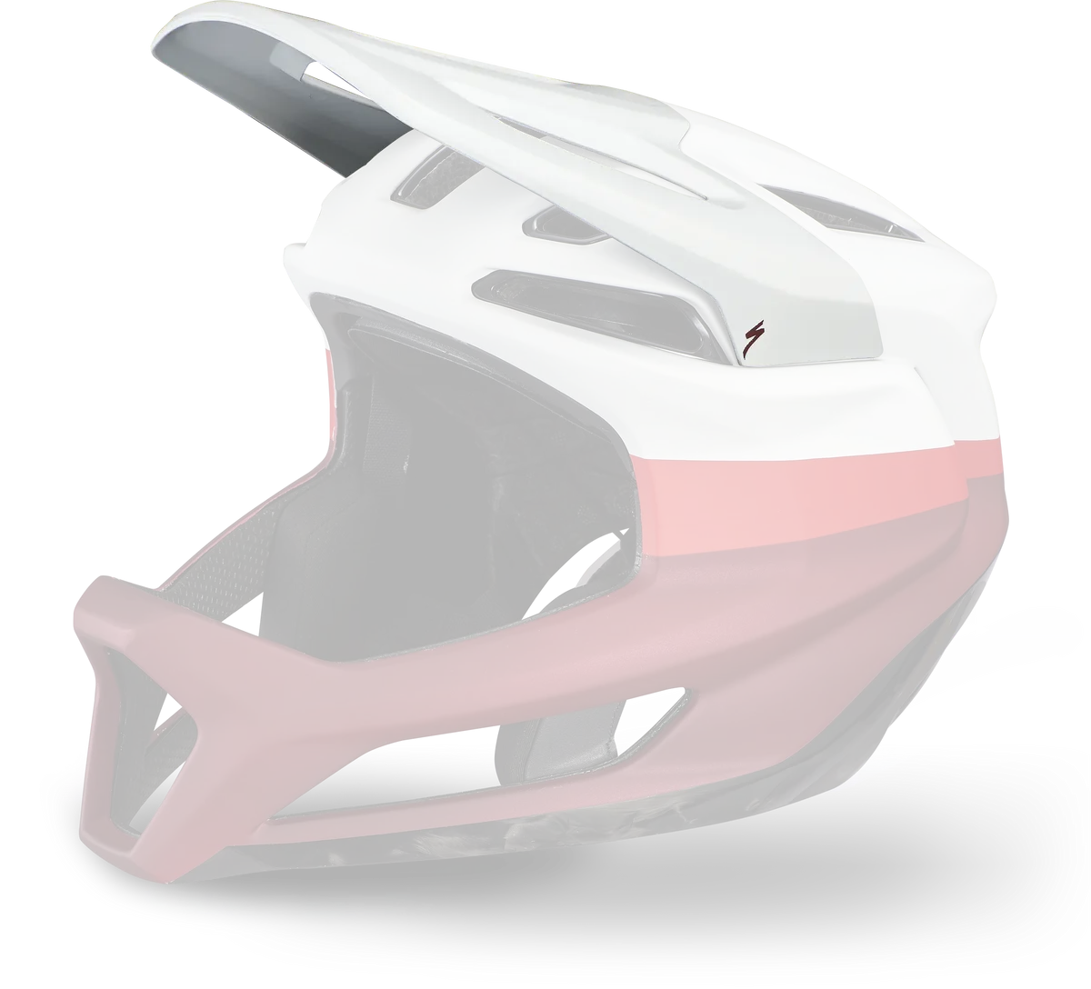 Gambit Replacement Visor - Dove Grey/Maroon / S