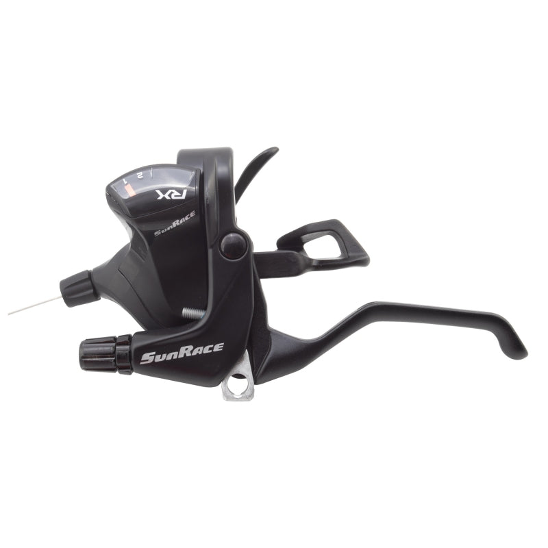 Sunrace STFX33 Flat Bar V Brake/Trigger Shifter STFX33 Left 2sp V Brake Blk 212g