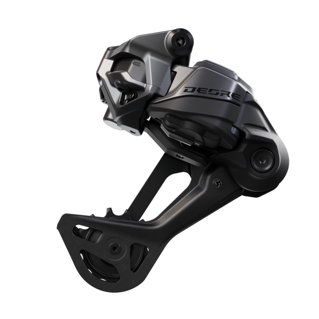 Shimano Deore M6250 Di2 Wireless Upgrade Kit - M6250-SGS Rear Derailleur, M6250-R Shifter, Battery, Charger, Quick Link