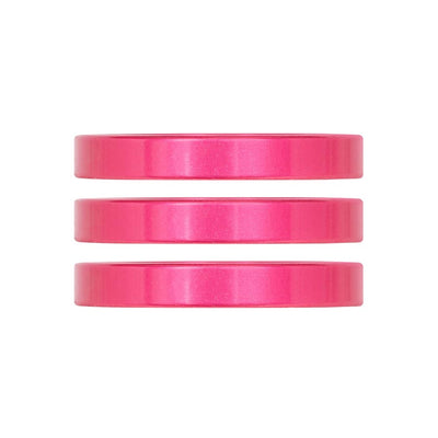 Industry Nine iRiX Headset Spacer 1-1/8'' Height: 5mm Aluminum Pink 3pcs