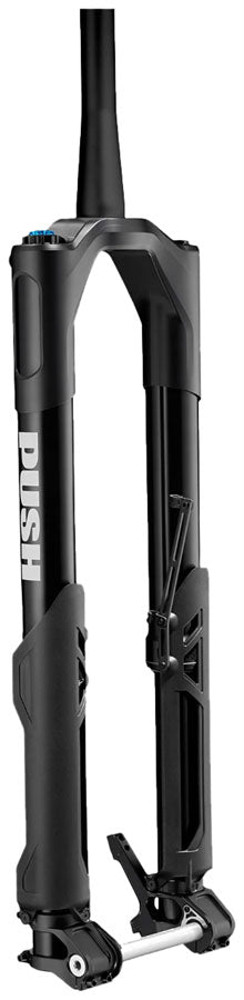 PUSH Industries Nine One V2 Inverted Coil Suspension Fork - 29" 170 mm 15 x 110mm 44mm Offset 55 lb. Spring Graphite BLK