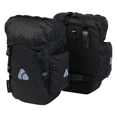 Axiom Oceanweave Pannierpack 22 Pannier Bag Hook-On 15.4x9.4x4.3` 1342.52 c.i. (Pair) Black