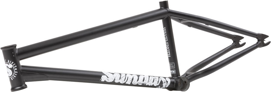 Sunday Wavelength BMX Frame - 20.75" TT Matte Black