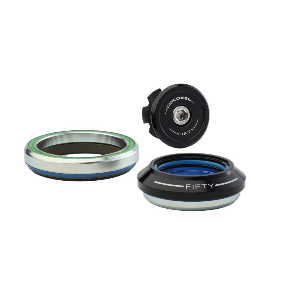 Cane Creek 50 Headset - IS41/28.6/H9 Upper | IS52/40 Lower Tapered Black