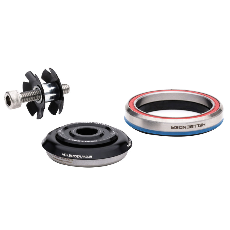 Cane Creek Hellbender 70 SLAM IS41/IS52 Headset : IS41/28.6/H4.6 | IS52/40 Integrated Complete Black