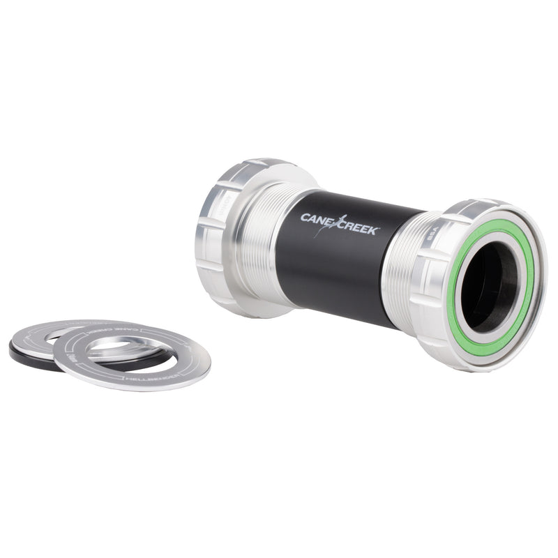 Cane Creek Hellbender 70 Bottom Bracket - English for 24mm Spindle Silver