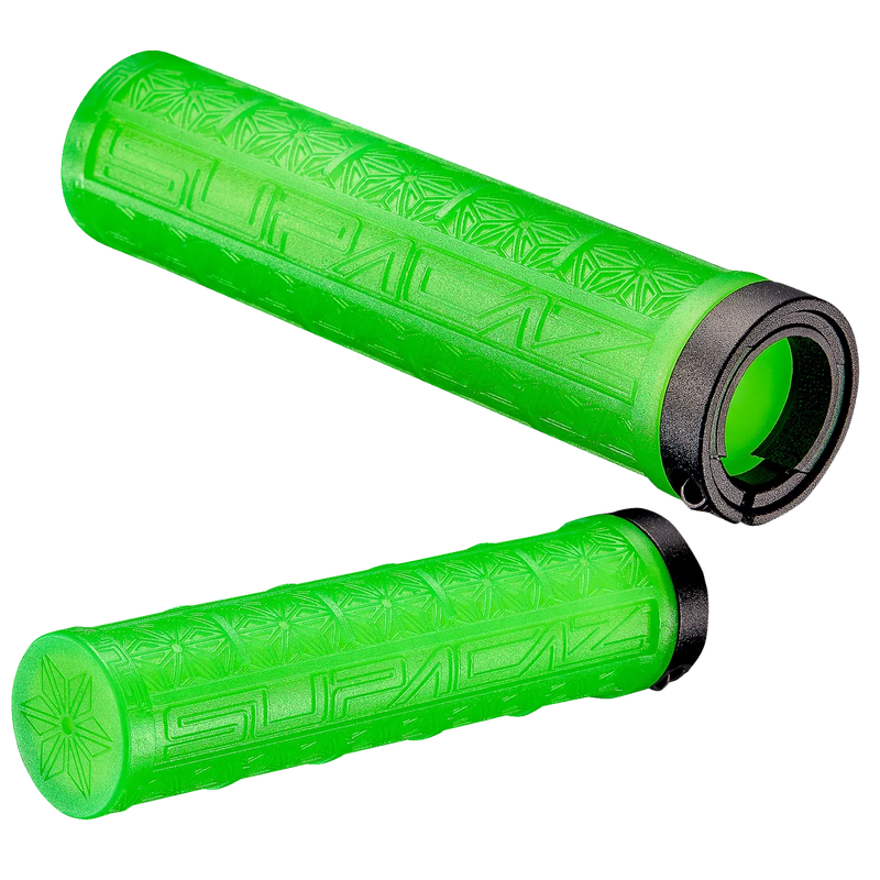 Supacaz Grizips Grip - Neon Green / One Size
