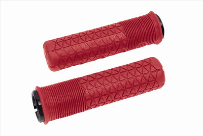 Fractal Lock-On Trail Grip - 34.5mm / Dark Red