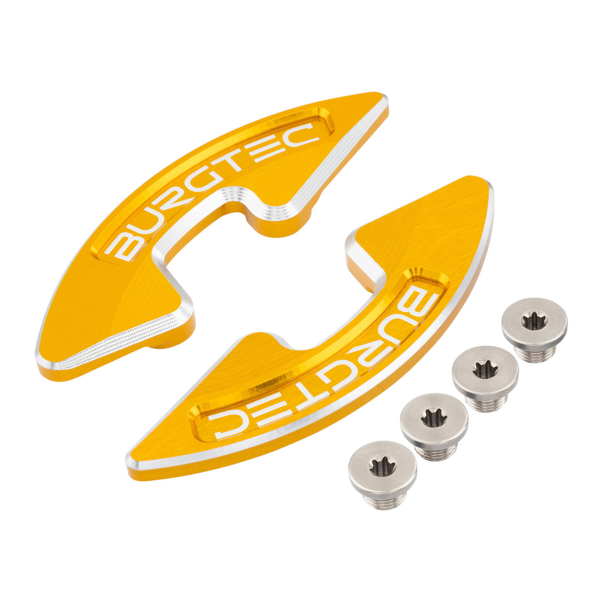 Burgtec Chainring Bash Guard - Double - Burgtec Bullion Gold