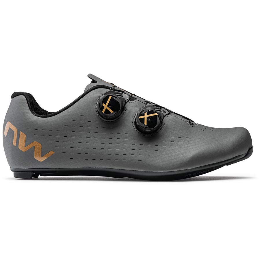 Northwave Revolution 3 Road Shoes Grey/Gold 44