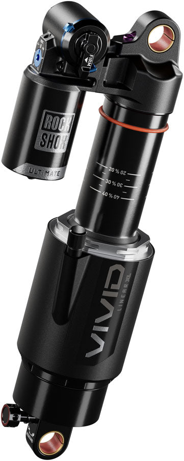 RockShox Vivid Ultimate RC2T Rear Shock - 230 x 62.5 mm Linear XL Air 2 Tokens Reb 55 / Comp 34 L/O 45 Standard D1