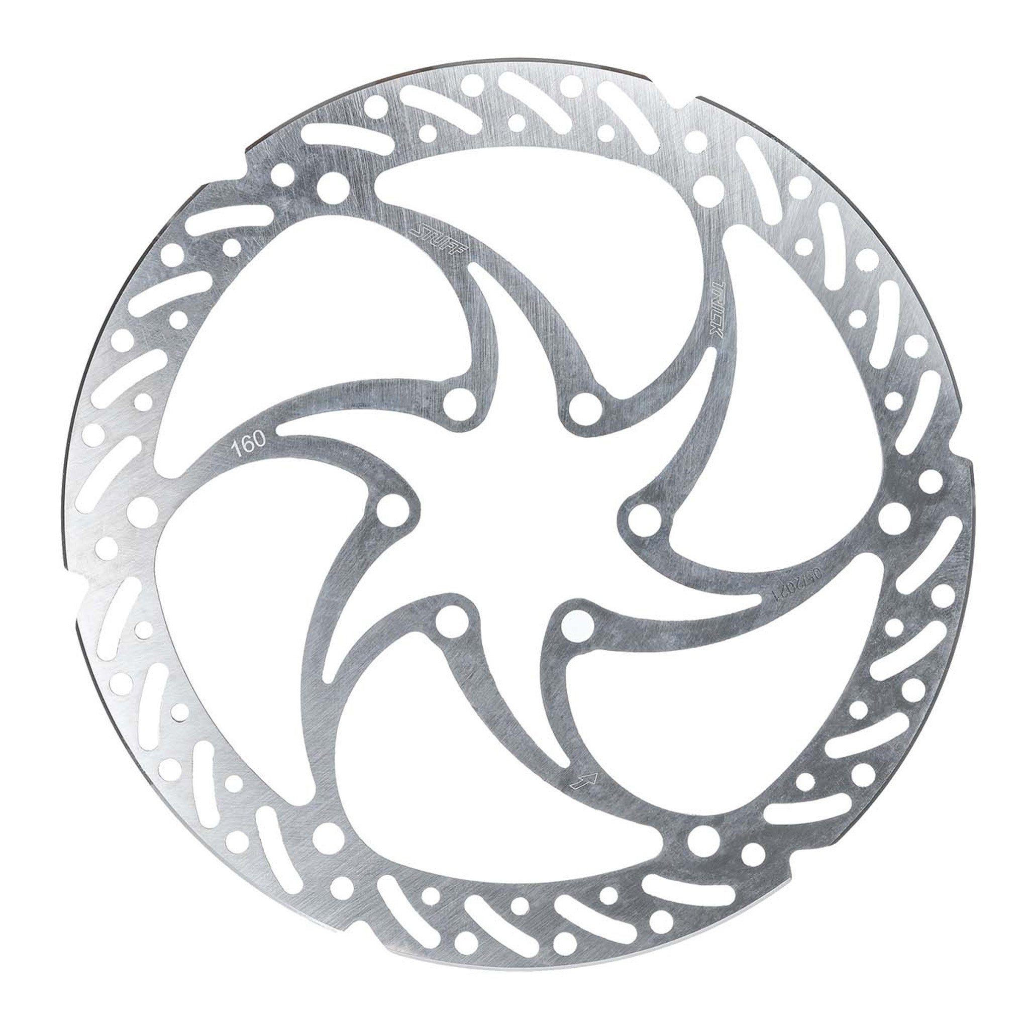 Trickstuff Heavy Duty 160mm Rotor 6-Bolt Silver
