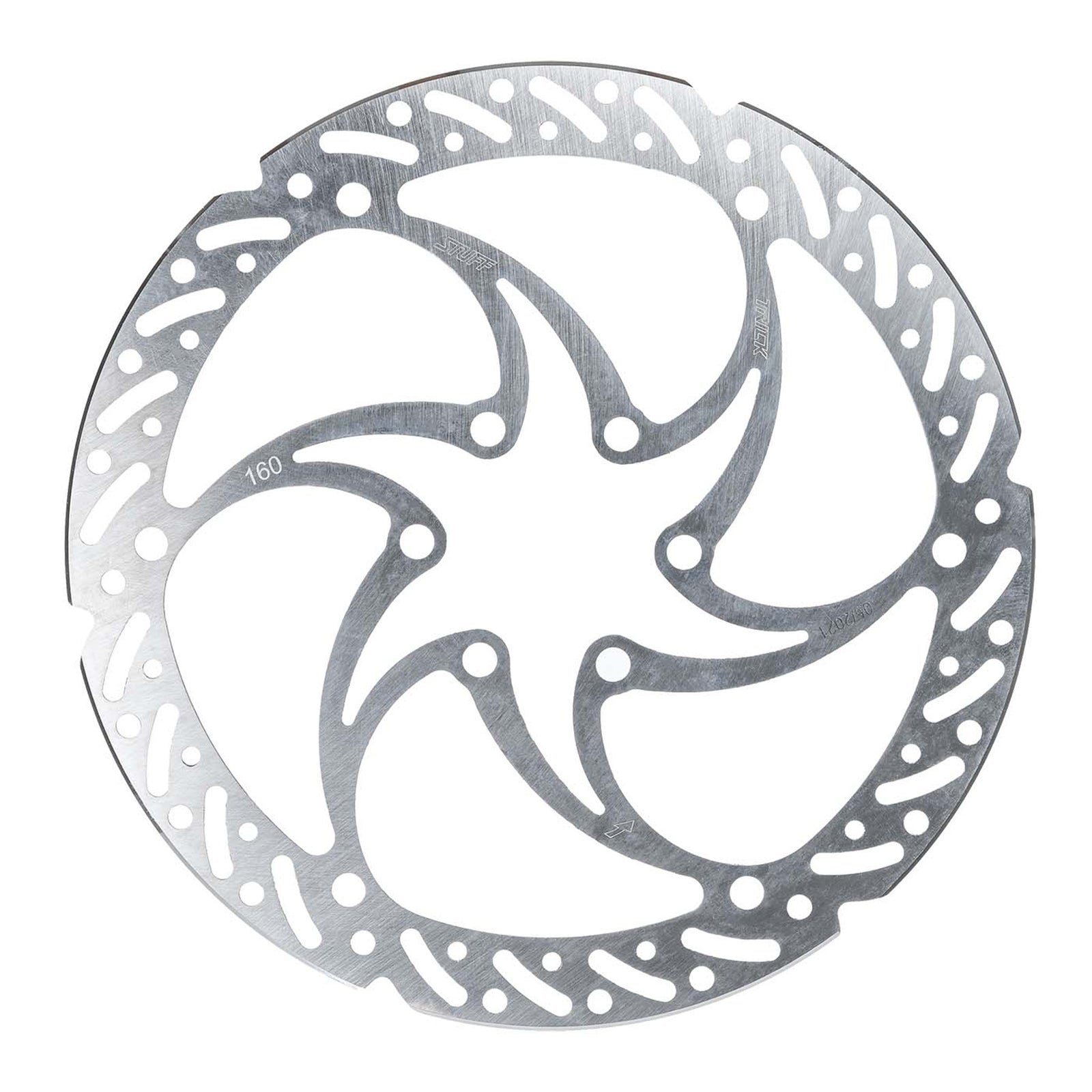 Trickstuff Heavy Duty 160mm Rotor 6-Bolt Silver