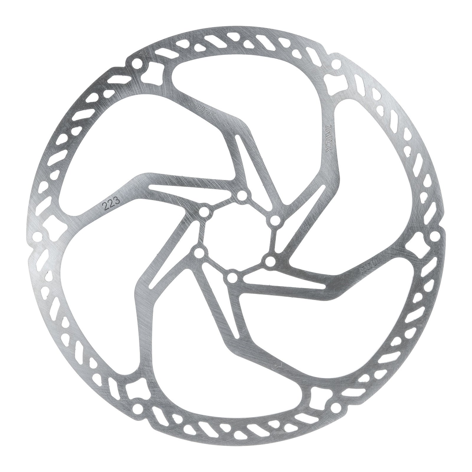 Trickstuff Downhill 223mm Rotor 6-Bolt Silver
