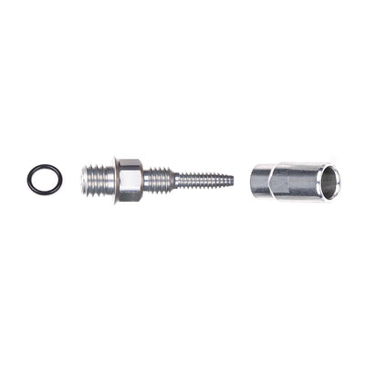 Trickstuff M6x1 Fitting For Beta Kevlar Hose Silver Each