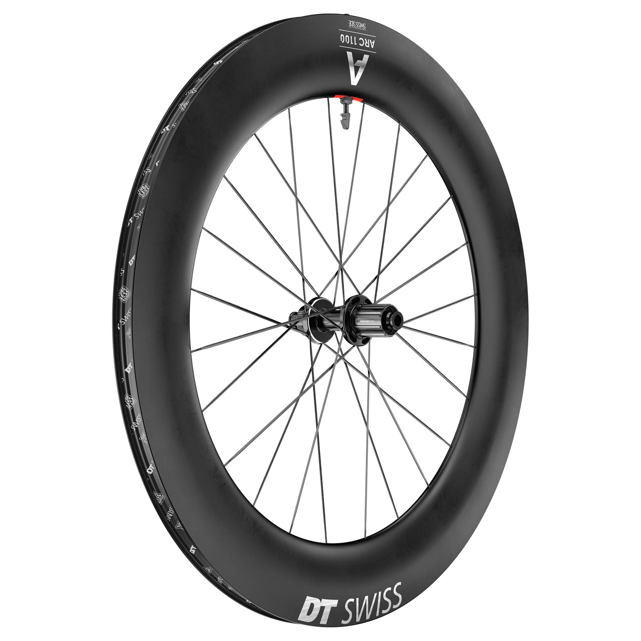 DT Swiss ARC 1100 DiCut 85 Rear Wheel - 700 12 x 142mm Center-Lock HG11 Road/XDR Ratchet EXP 36 BLK