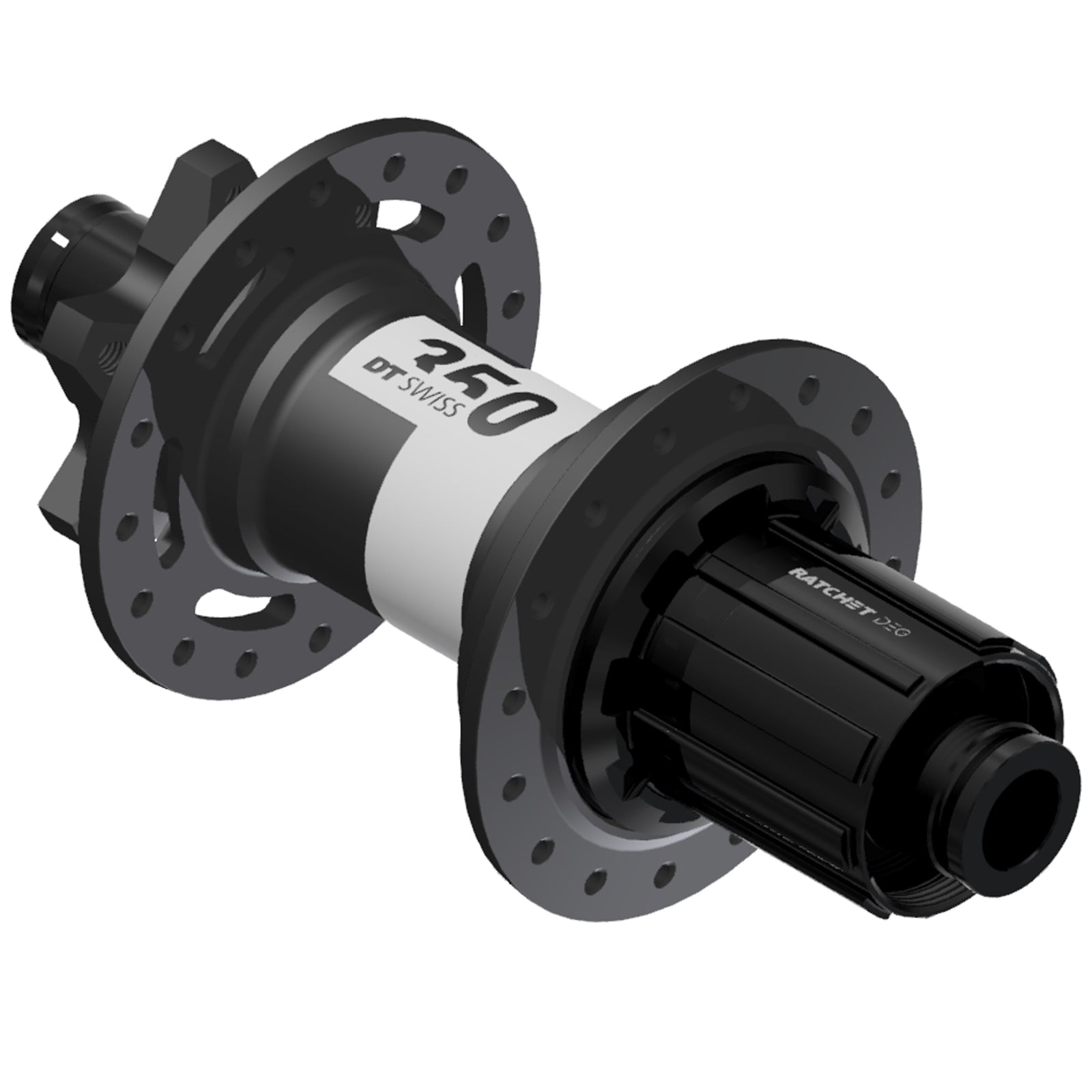 DT Swiss 350 DEG Rear Hub - 12 x 148mm 6-Bolt HG 11 MTN Black 32H 72pt