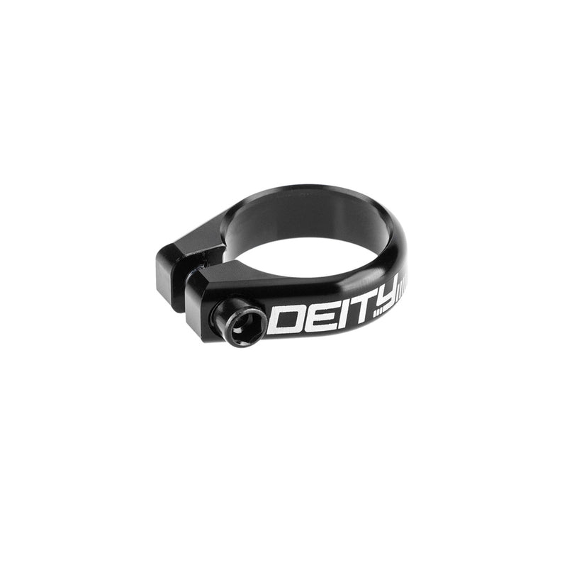 Deity NO LONGER STOCKING  Circuit Seatpost Clamp 38.6mm Bl