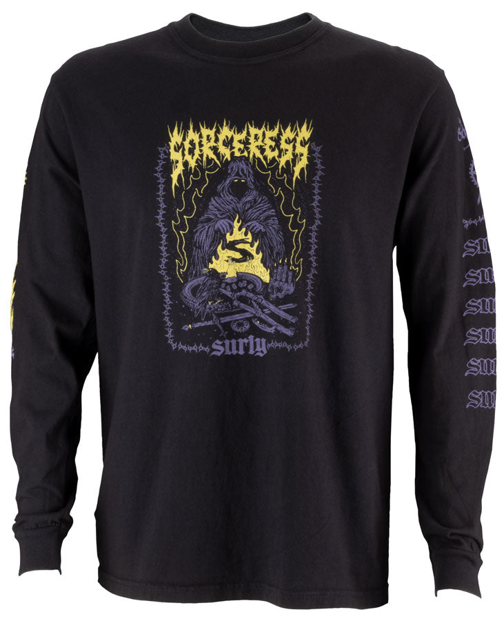 Surly Sorceress Long Sleeve Shirt Black - Large