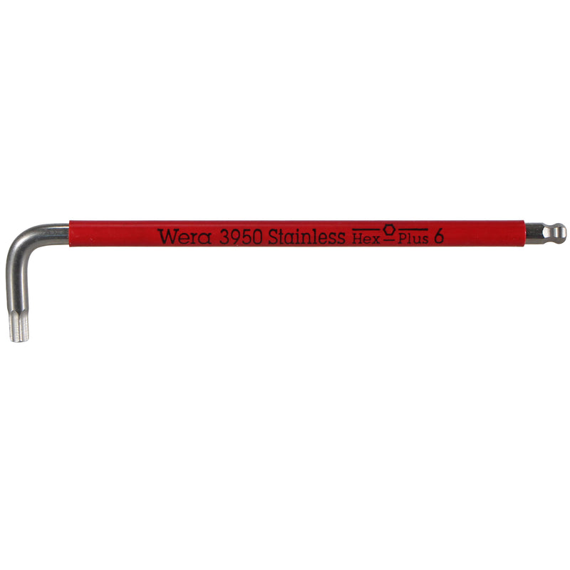 Wera Tool 3950 SPKL Multicolor Stainless L-Key 6mm
