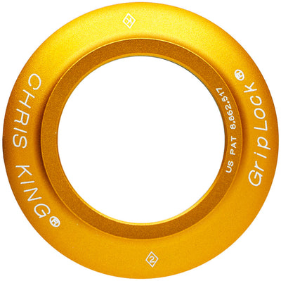 Chris King InSet 4/5 Headset Bearing Cap - ZS49 Matte Gold 50th Anniversary