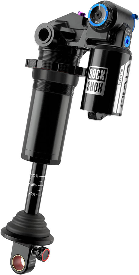 RockShox Vivid Coil Ultimate RC2T Rear Shock - 185 x 52.5mm Reb 55 / Comp 34 Adj. Hydraulic Bottom Out L/45 Standard Trunnion D1