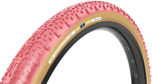 Panaracer GravelKing X1 Tire - 700 x 45 Tubeless Folding Sakura/Brown