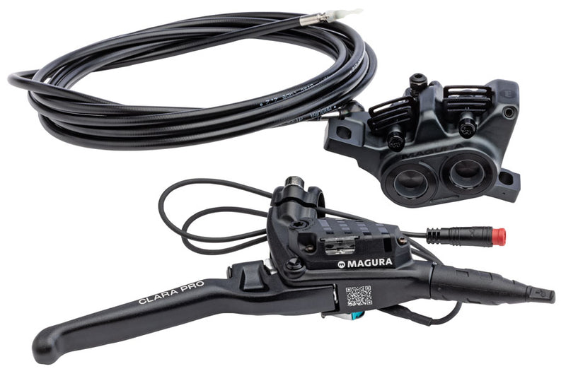 Magura Clara Pro Disc Brake Lever - Right Side Lever Post Mount 4-Piston Aluminum Lever Blade W/Higo Closer BLK