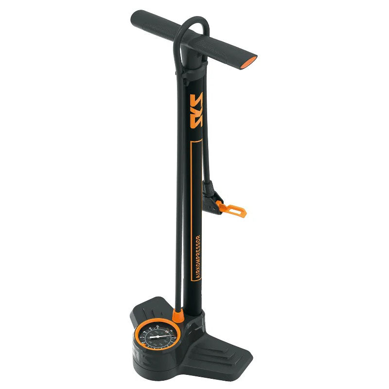 SKS Airkompressor 10.0 MV Valve Floor Pump - 144 PSI 900mm Hose 80mm Gauge