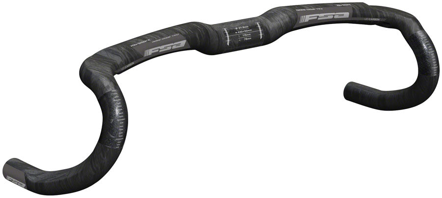 Full Speed Ahead K-Wing AGX Drop Handlebar - Carbon 31.8mm 42cm Carbon