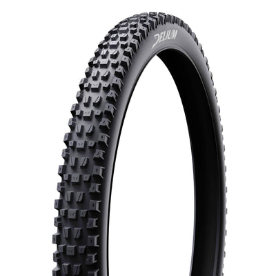 Delium Tire Rugged MTB Tire 29x2.4" Allround Grip+ Casing Black