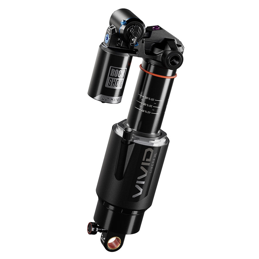 RockShox Vivid Ultimate D1 Rear shock 205x65 Shaft Eyelet: Standard Body Eyelet: Trunnion 1 Token Reb55/Comp43 lockout 45 160E (2023-2024)