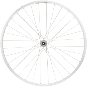 Quality Wheels Value Double Wall Series Front Wheel - 700 QR x 100mm Rim Brake Silver Clincher 32H