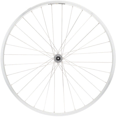 Quality Wheels Value Double Wall Series Front Wheel - 700 QR x 100mm Rim Brake Silver Clincher 32H