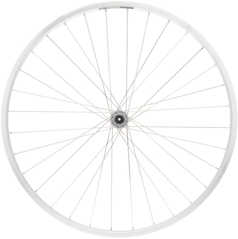 Quality Wheels Value Double Wall Series Front Wheel - 700 QR x 100mm Rim Brake Silver Clincher 32H