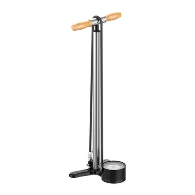 Lezyne Alloy Floor Drive 3.5 Floor Pump Presta Pro 220psi Chrome