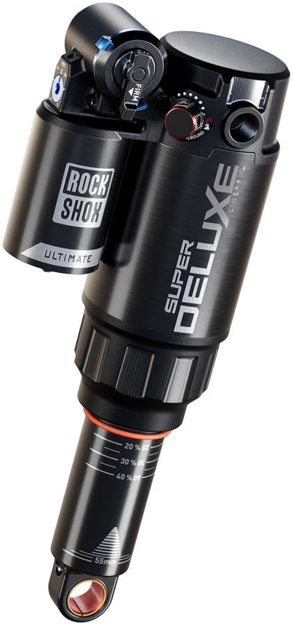 RockShox Super Deluxe Ultimate RC2T Rear Shock - 205 x 65 mm Linear XL Air Token Loc 2 Reb 55 / Comp 34 L/O 45 Standard Trunnion D1