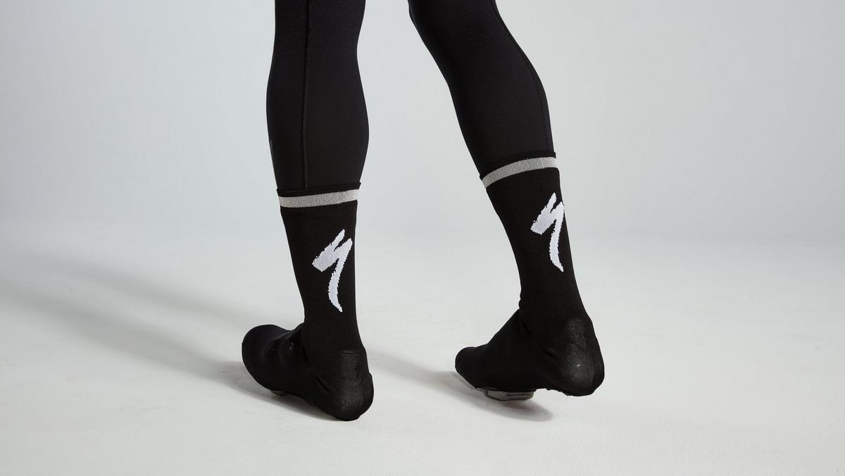Reflect Overshoe Socks - Black / S/M
