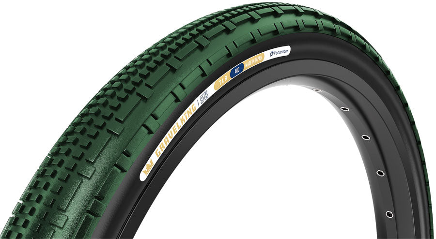 Panaracer GravelKing SK Tire - 700 x 45 Tubeless Folding British Racing Green/BLK