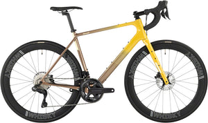 Salsa Warroad C Ultegra 12 Di2 Bike - 700c Carbon Gold Fade 57.5cm