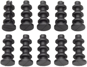 Jagwire Frame Plug Refill Bag - Closed Type 6.0-6.3mm Round Frame Port Bag/10 Plugs
