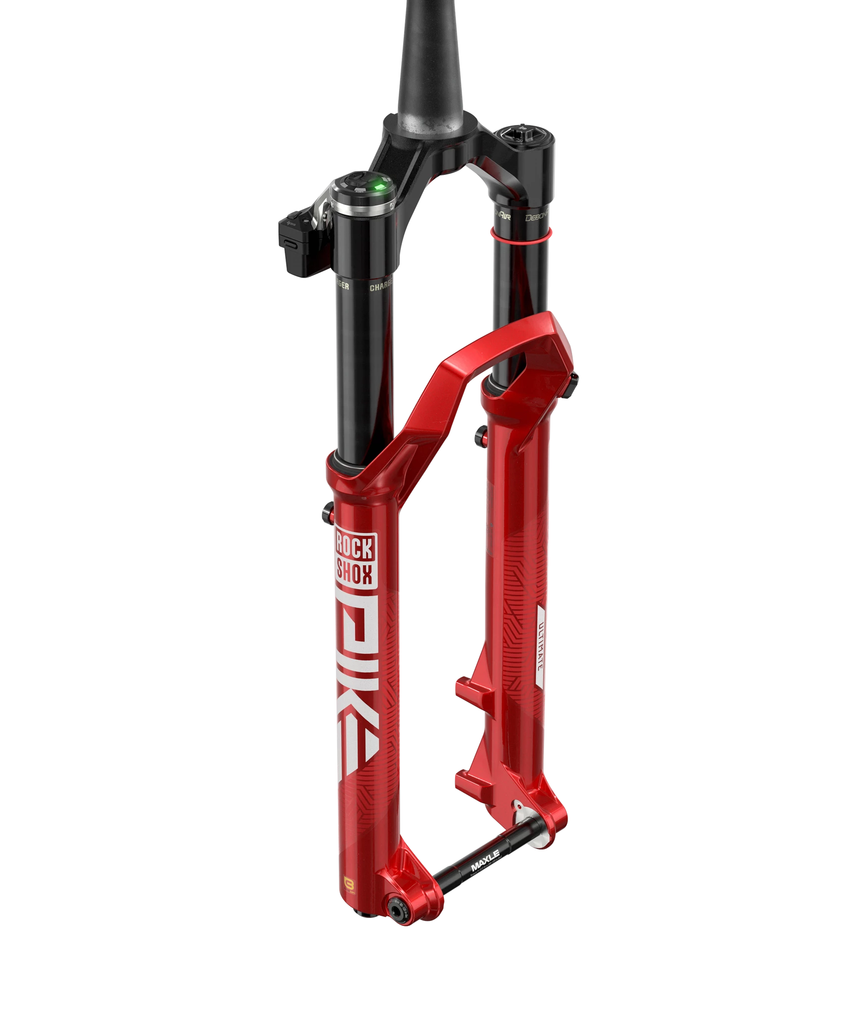 RockShox Pike Ultimate Flight Attendant Suspension Fork - 29", 140 mm, 15 x 110 mm, 44 mm Offset, Electric Red, A3
