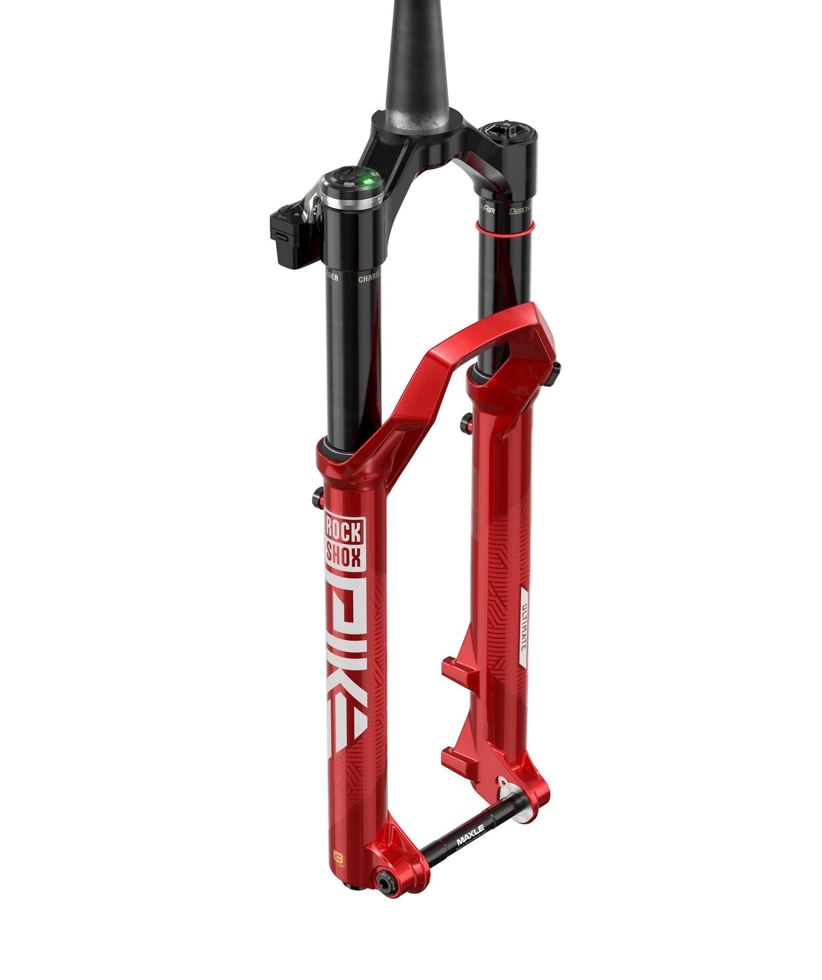 RockShox Pike Ultimate Flight Attendant Suspension Fork - 29", 140 mm, 15 x 110 mm, 44 mm Offset, Electric Red, A3