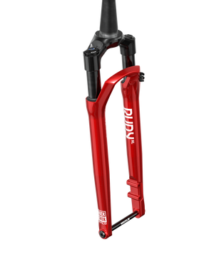 RockShox RUDY XL Ultimate Race Day 2 Suspension Fork - 700c 50 mm 12 x 100 mm 45 mm Offset Electric Red A1