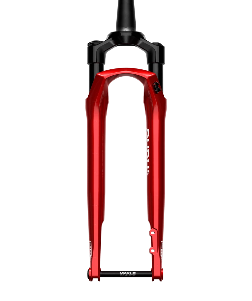 RockShox RUDY XL Ultimate Race Day 2 Suspension Fork - 700c 50 mm 12 x 100 mm 45 mm Offset Electric Red A1