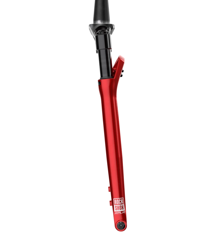RockShox RUDY XL Ultimate Race Day 2 Suspension Fork - 700c 50 mm 12 x 100 mm 45 mm Offset Electric Red A1
