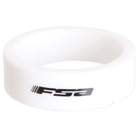 Full Speed Ahead Polycarbonate Headset Spacers 1 1/8" x 10mm 10 pcs White