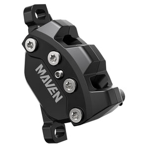 SRAM Maven Base Disc Brake Caliper Assembly - Front/Rear Post Mount 4-Piston Diffusion BLK A1